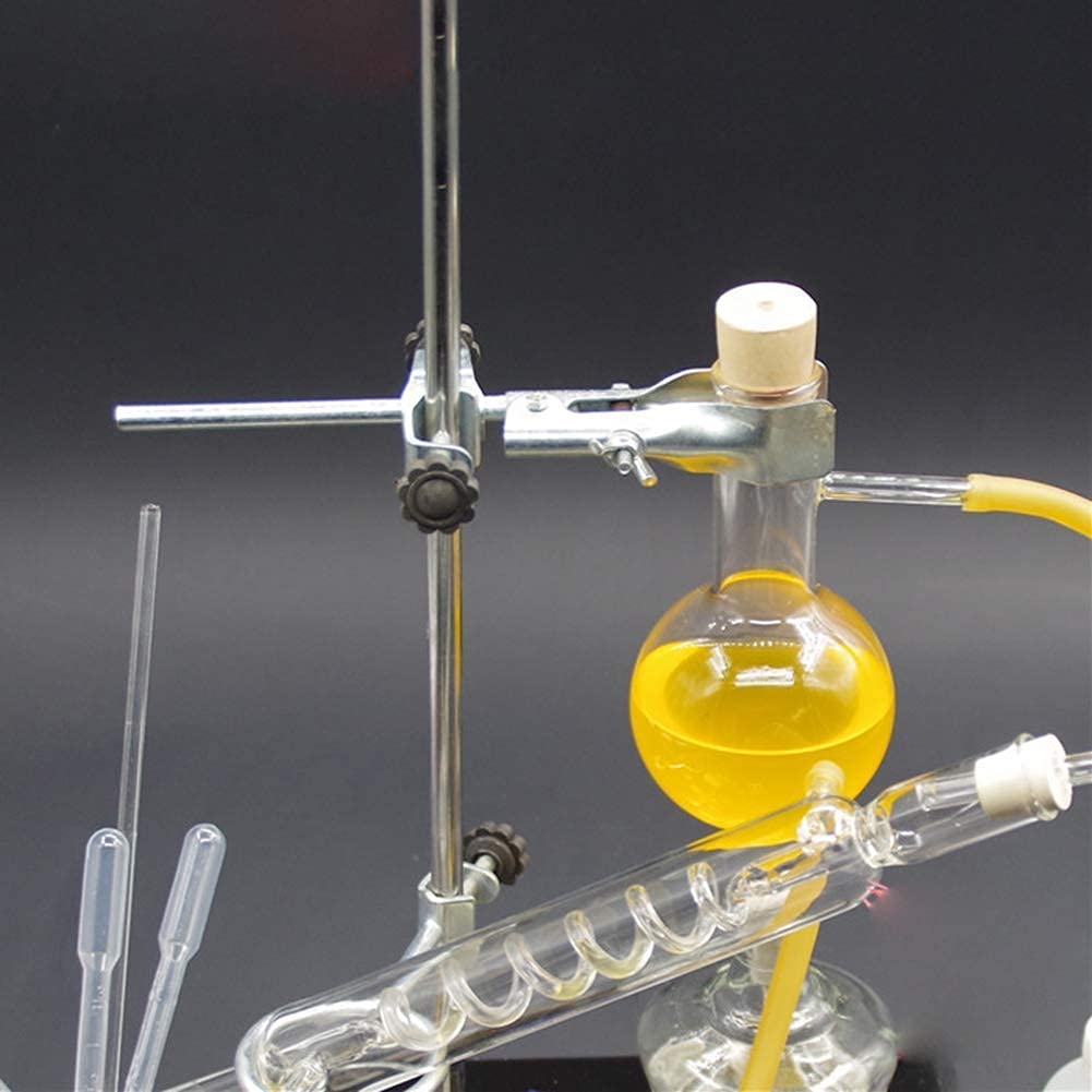 Amazon.co.jp: 学校の実験室の蒸留器、家庭用蒸留装置セット、ガラス